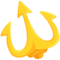Trident Emblem emoji on Messenger